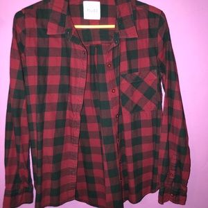 Flannel/plaid button down shirts